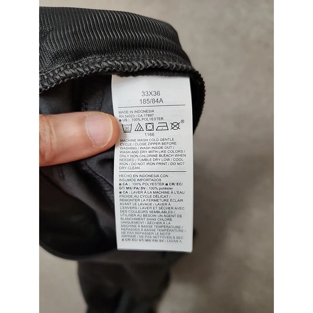 Old Navy Straight Tech Hybrid Pants Mens 33x36 Panther Gray 4 Way Stretch NEW